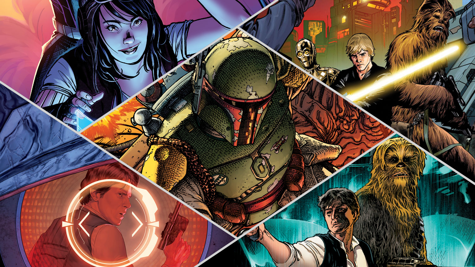 Star Wars: War of the Bounty Hunters Week covers