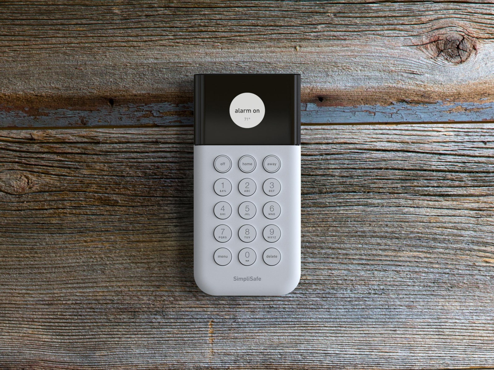 SimpliSafe number pad