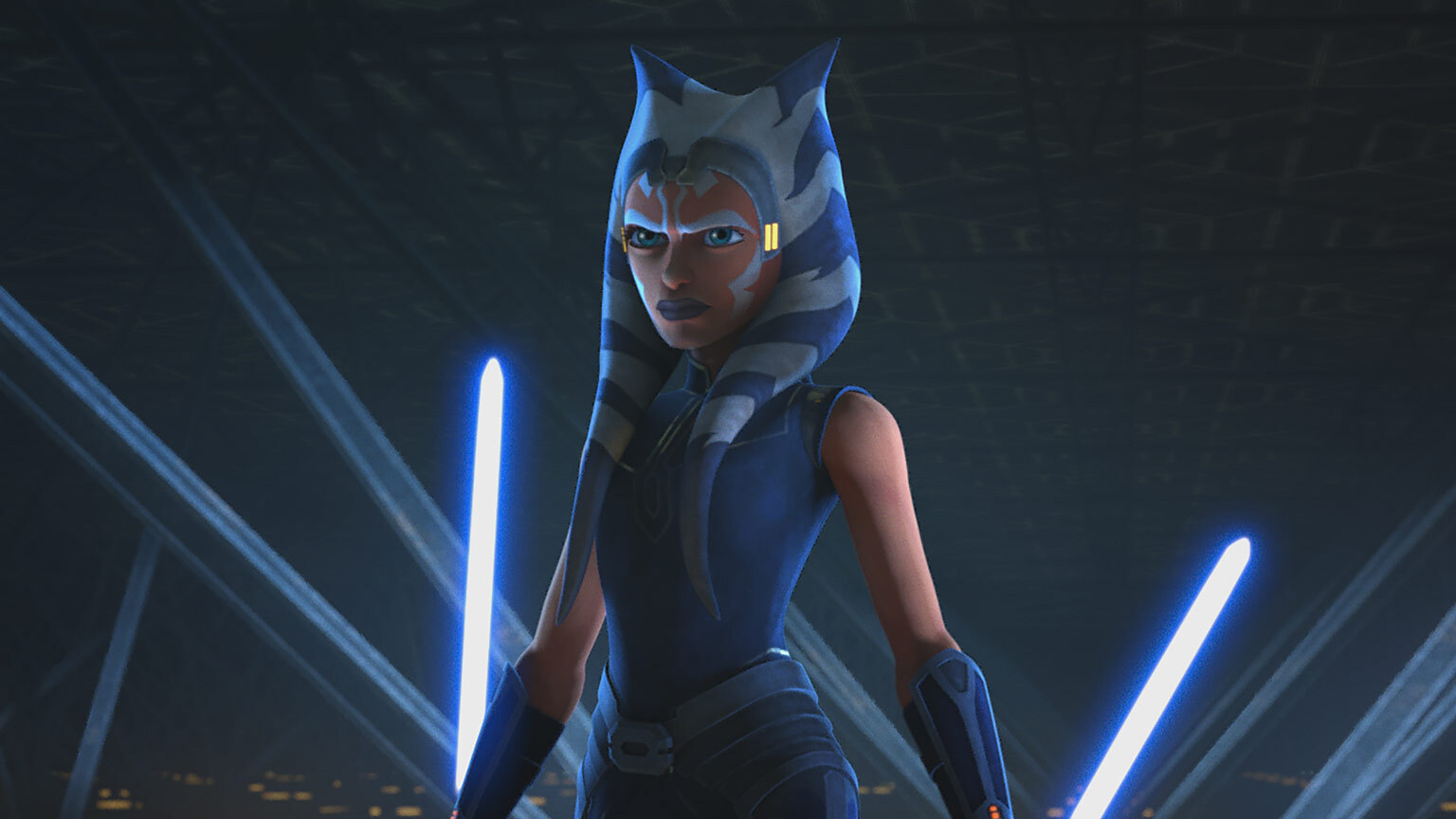 Ahsoka Tano in Star Wars: The Clone Wars.