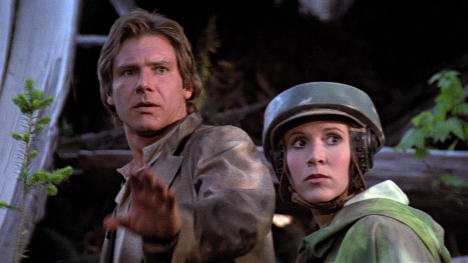 Han and Leia in Return of the Jedi.