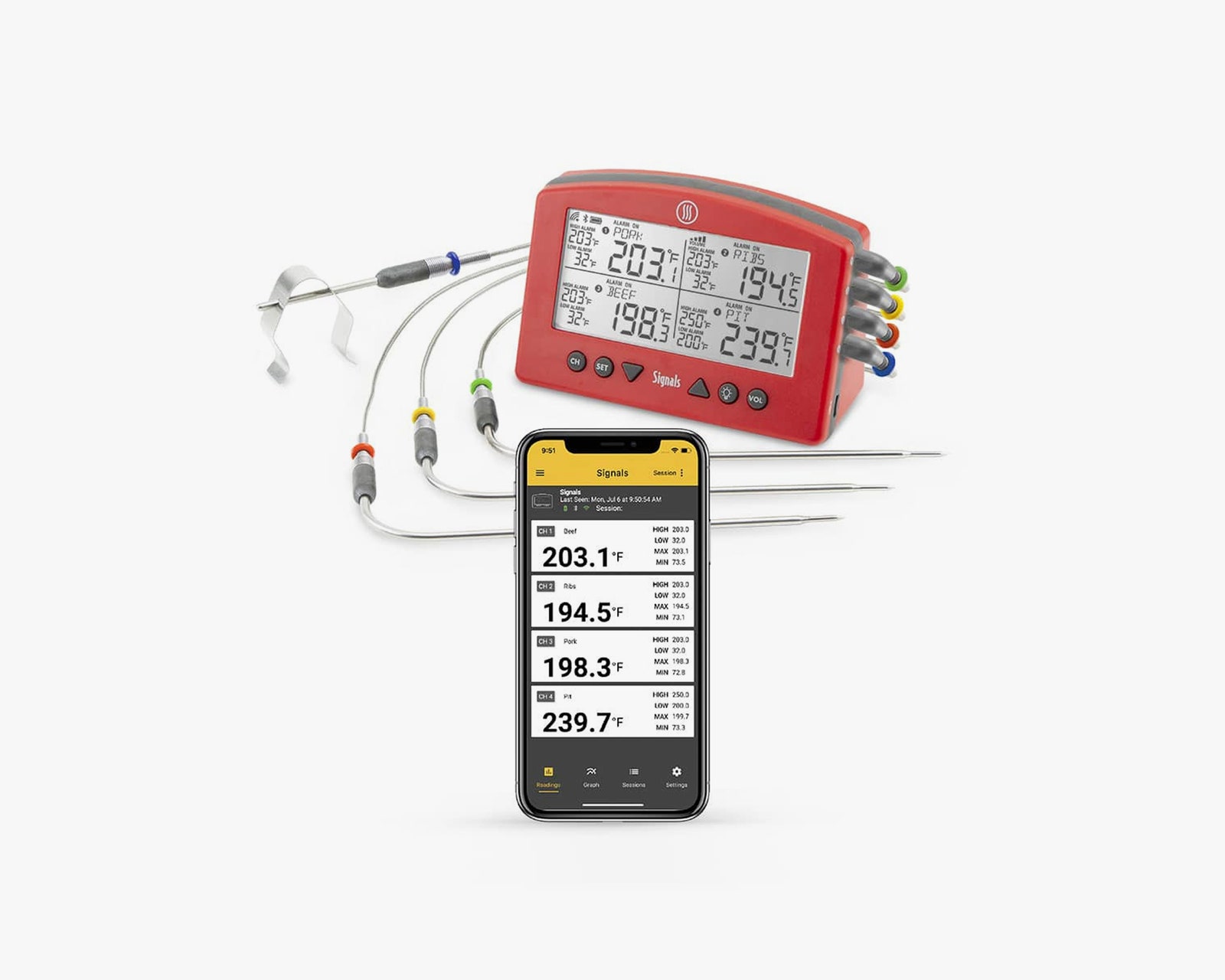 ThermoWorks Signals temperature hub