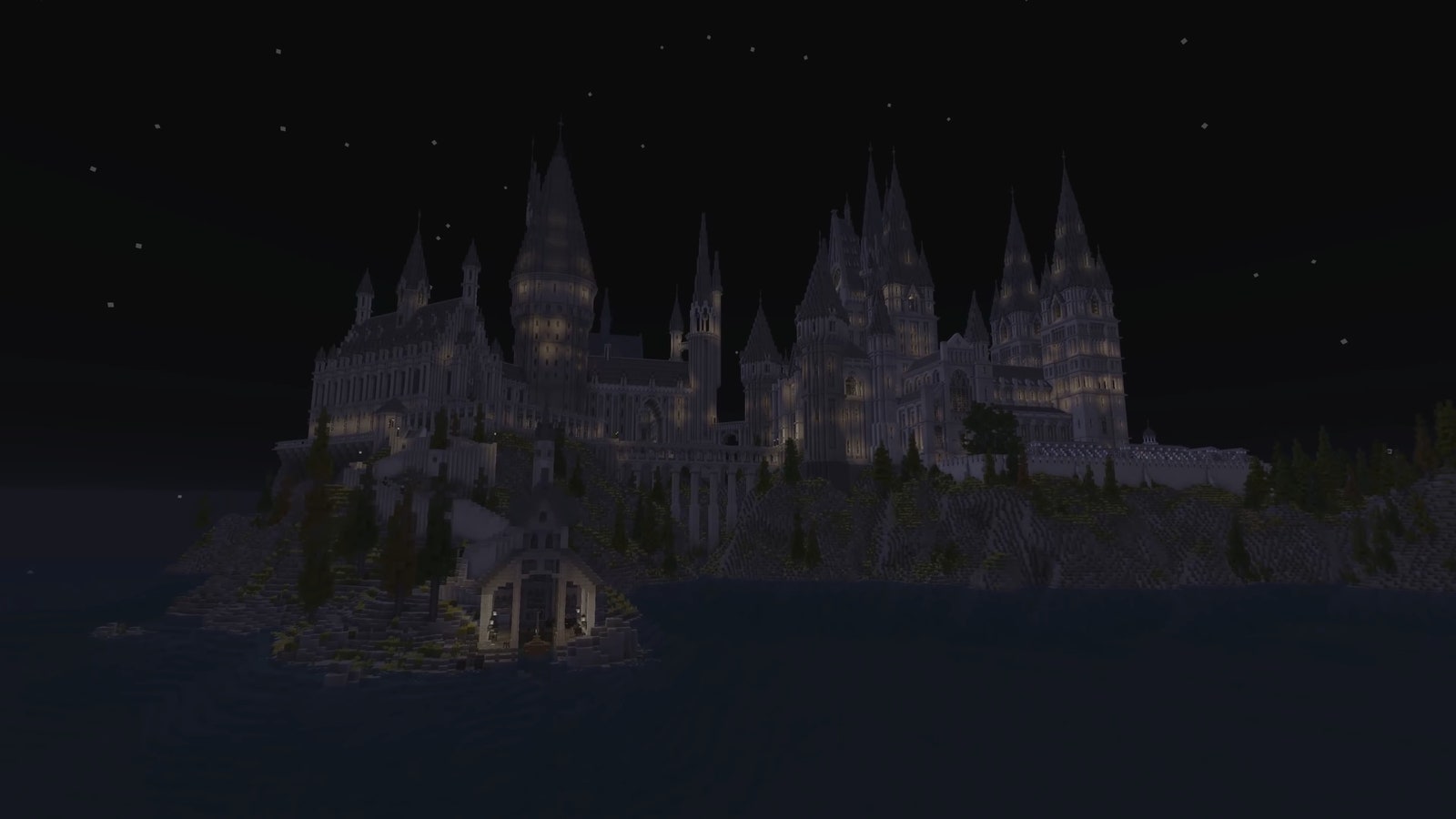 hogwarts in minecraft