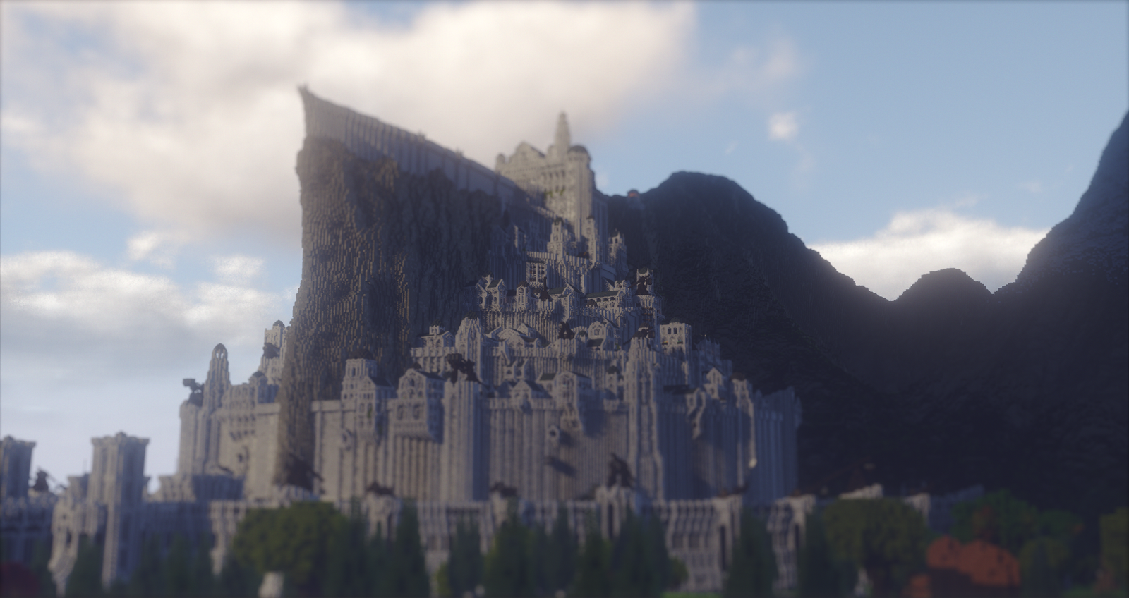 minas tirith citadel in Minecraft