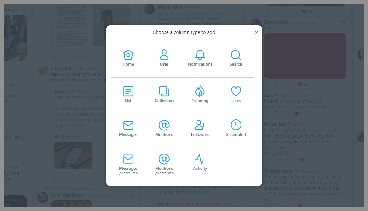 tweetdeck screenshot